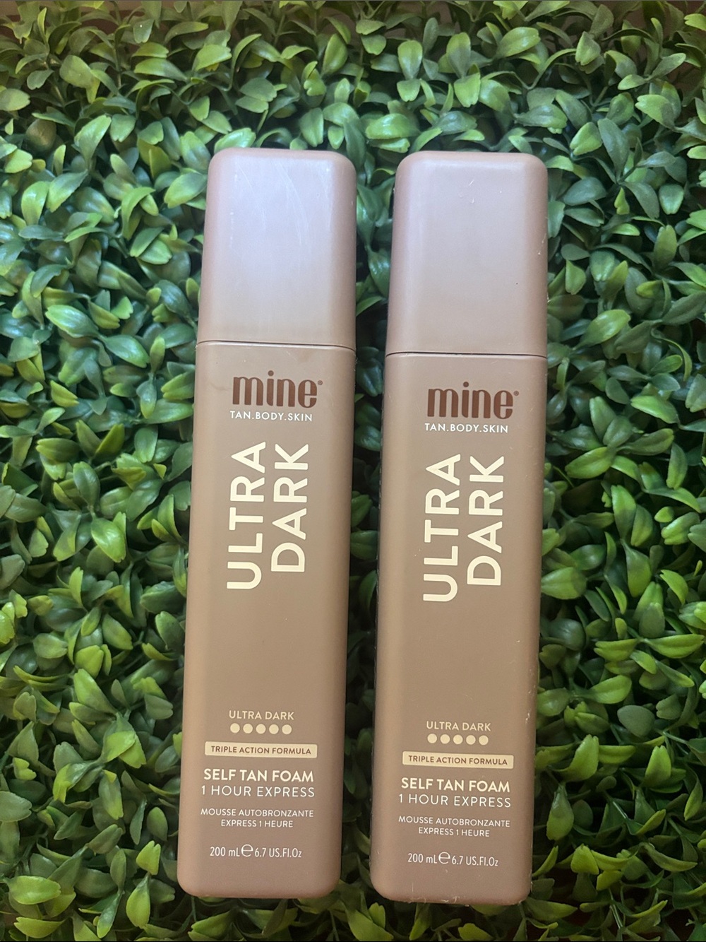 mine Ultra Dark Self Tan Foam - Taupe
